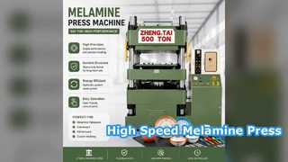 500T Hydraulic Melamine Press Machine for Tableware